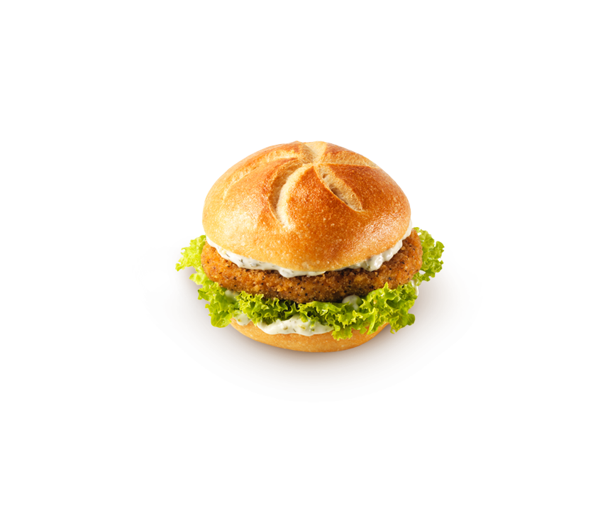 Kaiserbrötchen mit veganem Knusper-Schnitzel