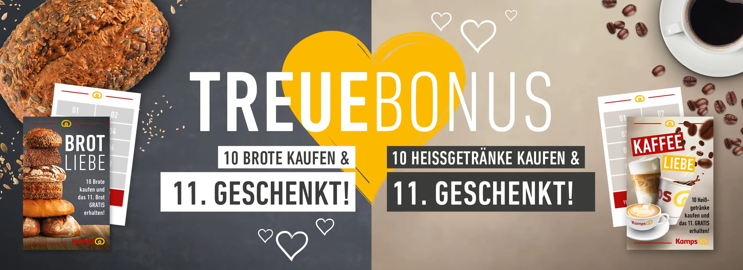 Kamps Brotaktion und Kaffee Deal