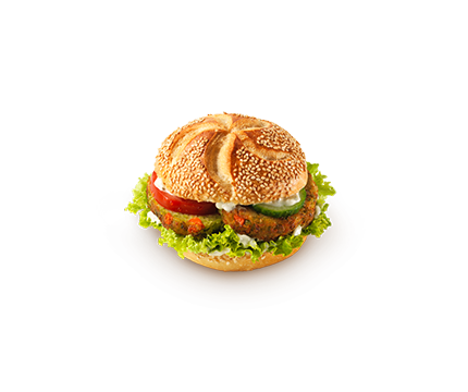 Grüner Burger