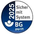 BG geprüft - Sicher mit System 2025